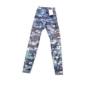 Nike Blue Camouflage Leggings NWT
